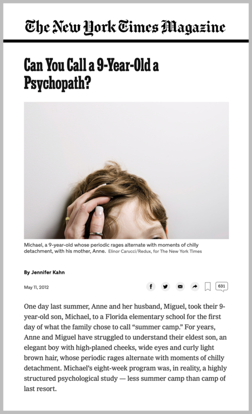 Can you call a nine-year-old a psychopath article thumbnail